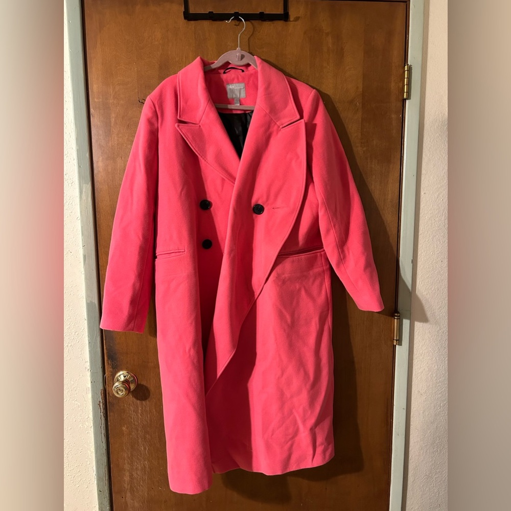 ASOS Design Asymmetric Front Coat - Picture 4 of 8